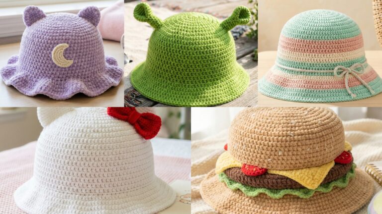 5 Fun Crochet Bucket Hat Patterns to Try This Season