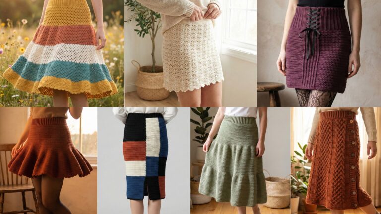 7 Beautiful Crochet Skirt Patterns for Every Season
