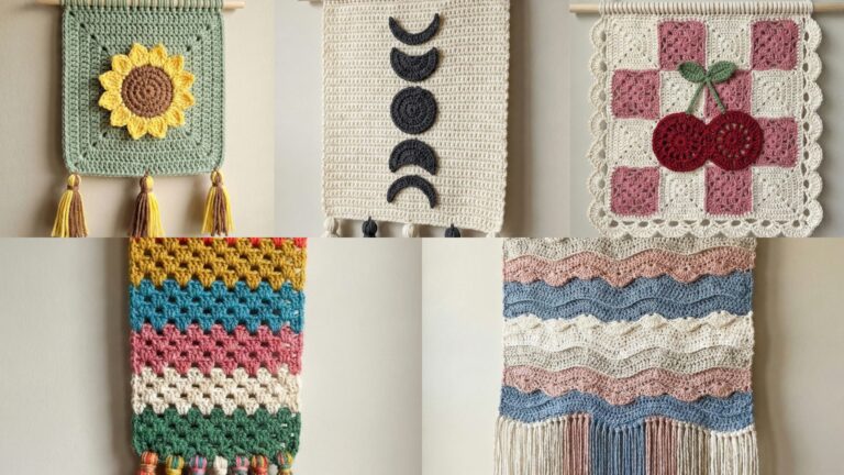 5 Stylish Crochet Wall Hanging Patterns for Home Decor