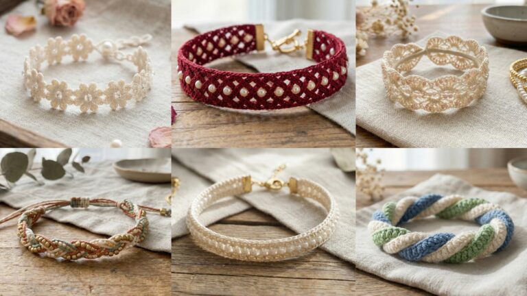 6 Trendy Crochet Bracelet Patterns for Handmade Jewelry