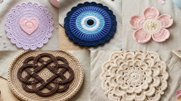 5 Whimsical Crochet Coaster Patterns to Brighten Your Table