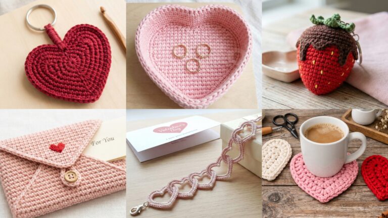 6 Adorable Crochet Valentine Gifts Made with Love