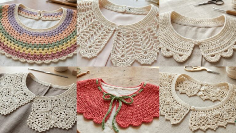6 Vintage-Inspired Crochet Collar Patterns for a Classic Look