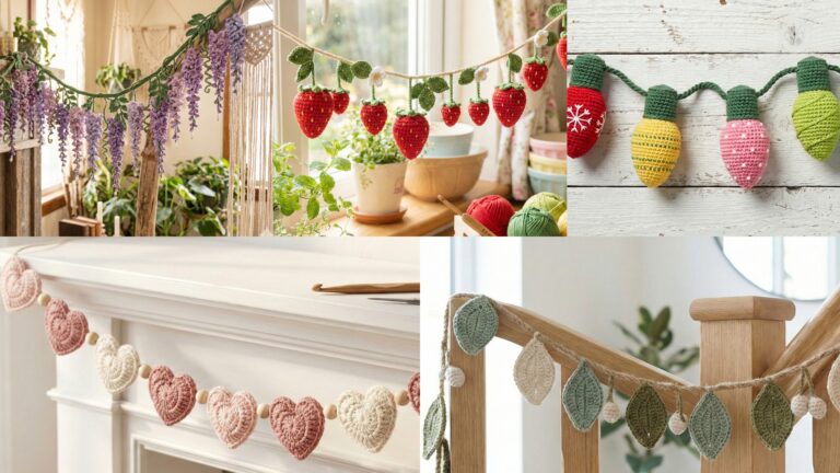 5 Handmade Crochet Garland Patterns Perfect for Any Occasion