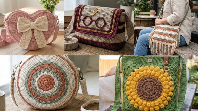 5 Practical Crochet Crossbody Bag Patterns for Daily Use