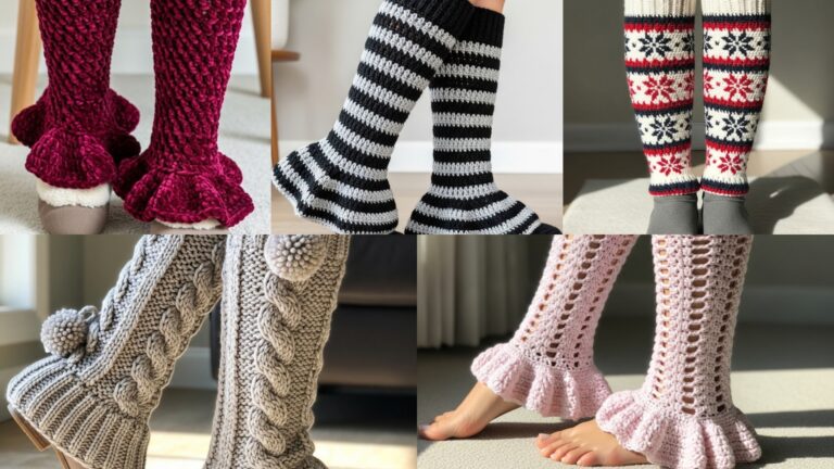 5 Warm Crochet Leg Warmers Patterns Perfect for Winter