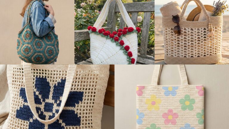 8 Aesthetic Crochet Tote Bag Patterns for a Chic Look