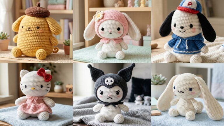 6 Cute Amigurumi Character Plush Patterns You’ll Love
