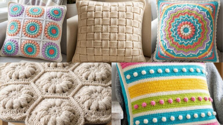 5 Must-Try Crochet Cushion Pillow Patterns for Handmade Decor