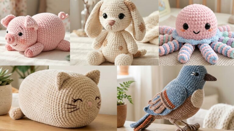 5 Beautiful Crochet Amigurumi Animal Patterns Perfect for Gifts