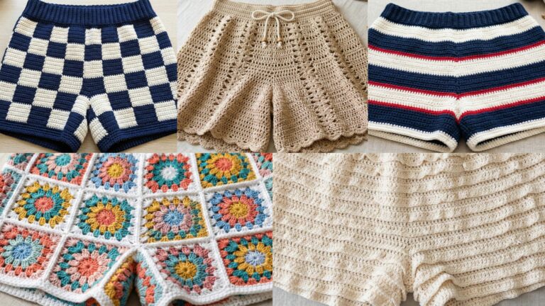 5 Trendy Crochet Shorts Patterns for Everyday Wear