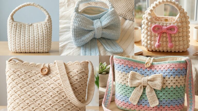 5 Cute Crochet Handbag Patterns Perfect for Gifts