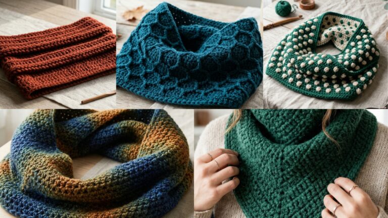 5 Stylish Crochet Cowl Patterns for Cold Weather