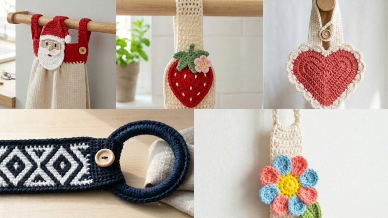 5 Cute Crochet Towel Holder Patterns for Your Kitchen