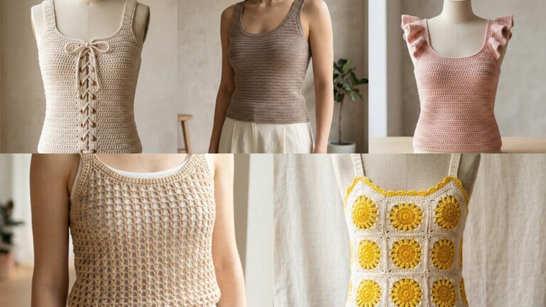 5 Trendy Crochet Tank Top Patterns for Everyday Wear