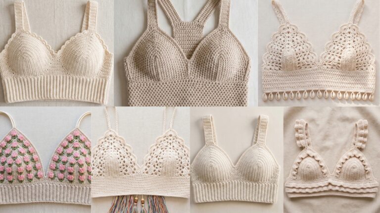7 Stylish Crochet Bralette Top Patterns for Summer
