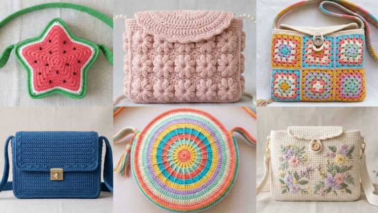 9 DIY Crochet Crossbody Bag Patterns Perfect for Gifts