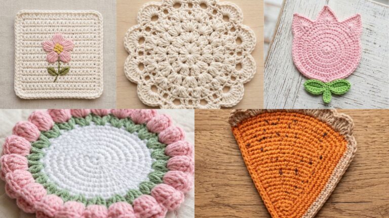 5 Beautiful Crochet Coaster Patterns for Handmade Gifts