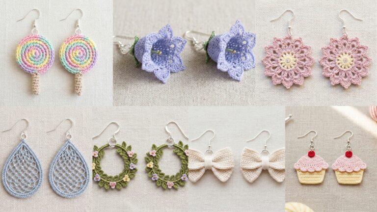 7 Creative Crochet Earrings Patterns You’ll Love to Make
