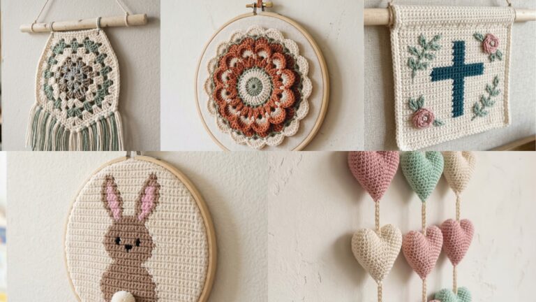 5 Unique Crochet Wall Hanging Patterns to Transform Your Walls