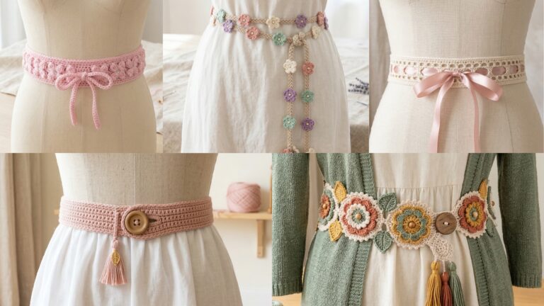 5 Stylish Crochet Belt Patterns You Can Make Today