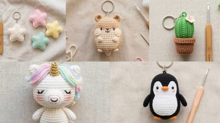 5 Quick Crochet Keychain Patterns for Busy Crafters
