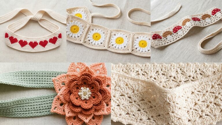 5 Stylish Crochet Headband Patterns for Everyday Wear