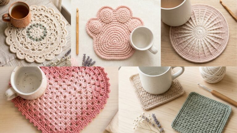 5 Trendy Crochet Coaster Patterns You’ll Love to Make