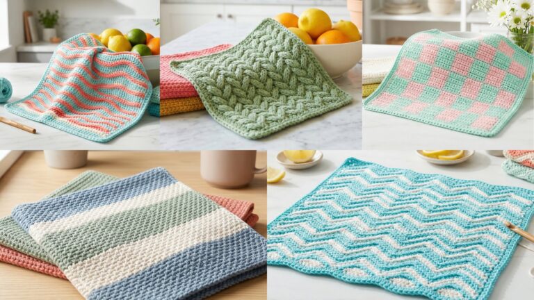 5 Durable Crochet Dishcloth Patterns That Last Long
