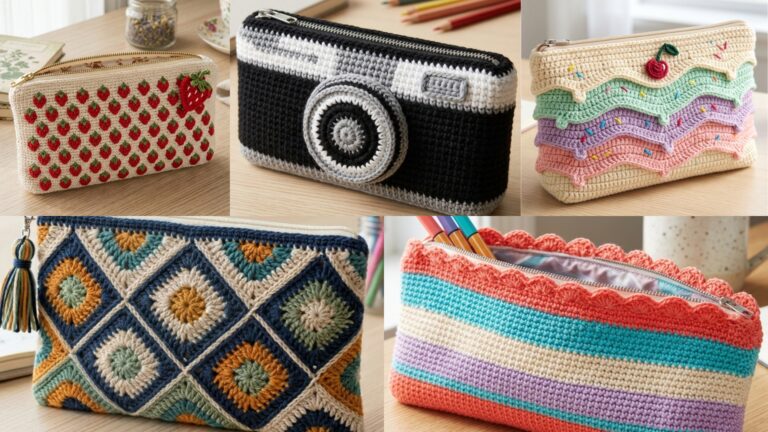 5 Creative Crochet Pencil Pouch Patterns for Small Projects