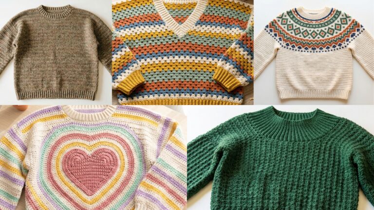 5 Stylish Crochet Sweater Patterns to Elevate Your Wardrobe