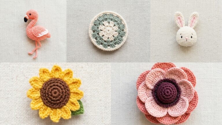 5 Small Crochet Brooch Patterns Perfect for Gifts