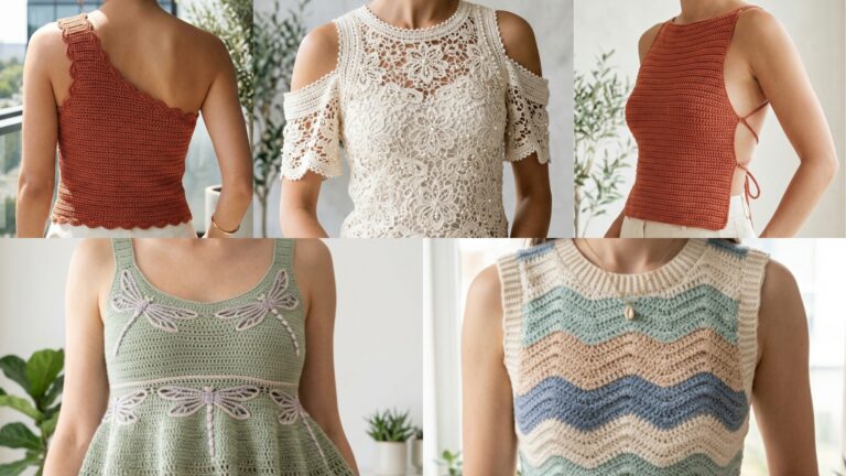 5 Must-Try Crochet Top Patterns for Handmade Fashion