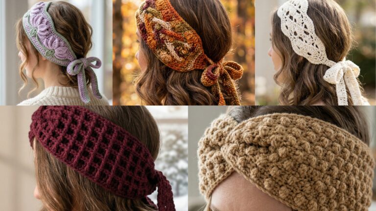 5 Cozy Crochet Headband Patterns Perfect for Fall & Winter