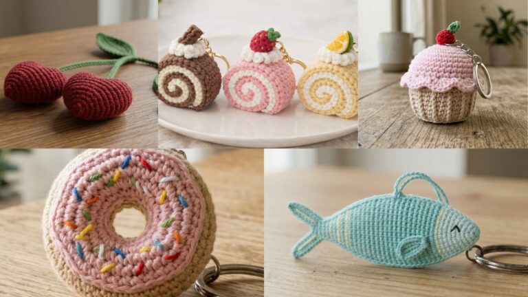 5 Easy Crochet Keychain Patterns Perfect for Beginners