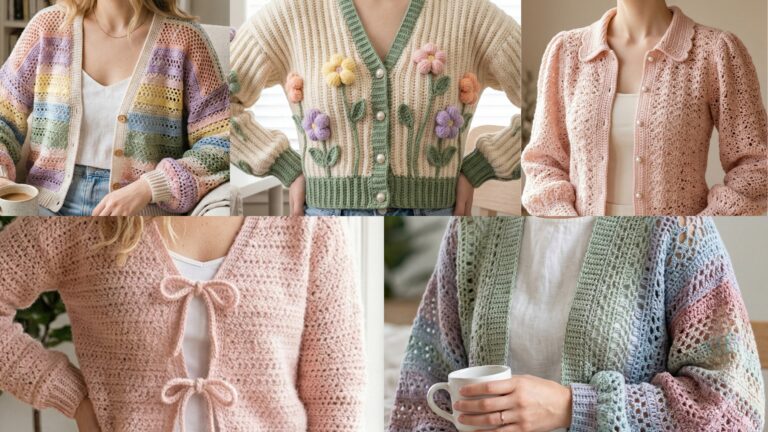 5 Crochet Cardigan Patterns You’ll Reach for All Year Long