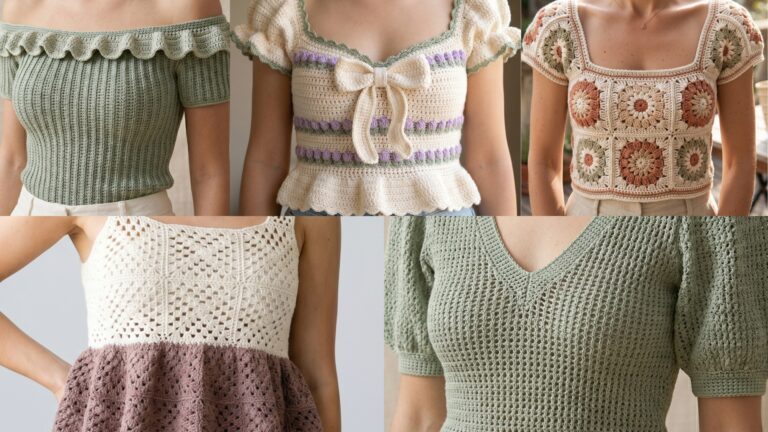 5 Crochet Top Patterns That Look Boutique-Made