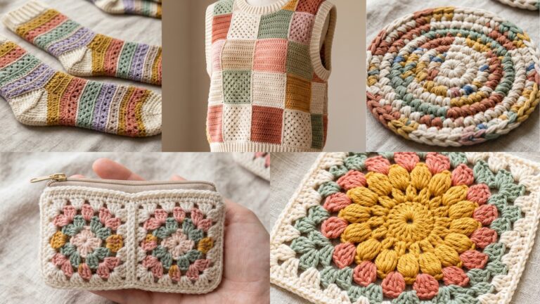 5 Quick Crochet Scrap Yarn Projects You Can Finish in a Day