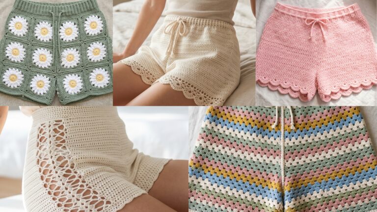 5 Stylish Crochet Shorts Patterns Perfect for Warm Weather
