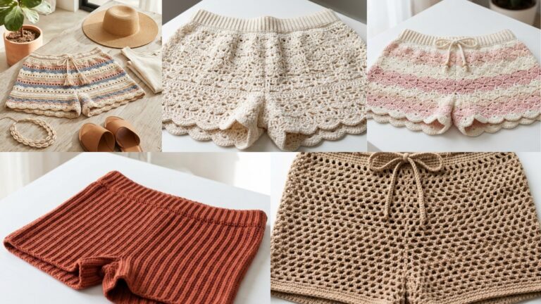 5 Trendy Crochet Shorts Patterns for a Handmade Wardrobe