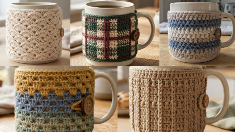 5 Cute Crochet Mug Cozy Patterns for Handmade Gifts