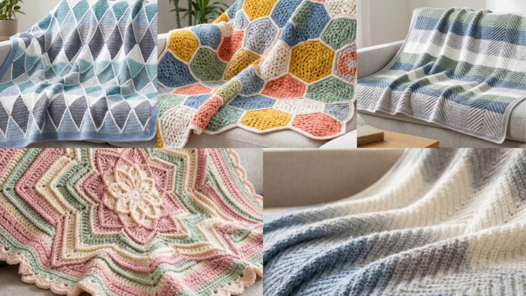 5 Beautiful Crochet Afghan Patterns You Can Make at Home Today