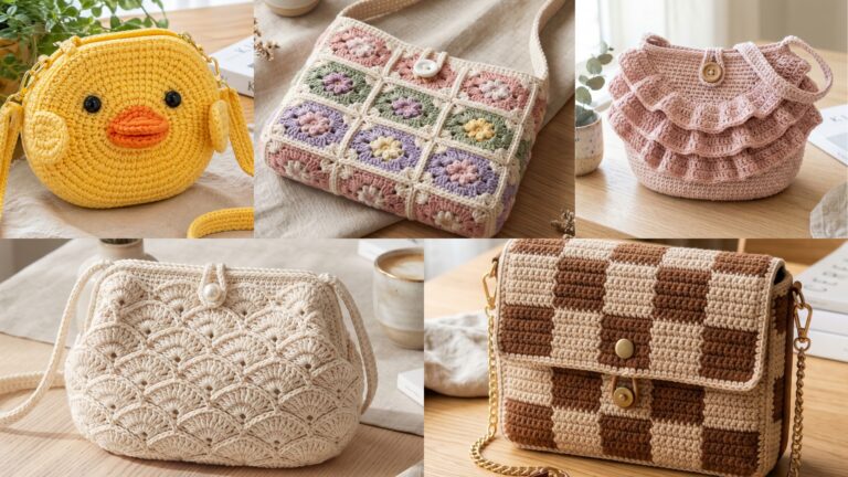5 Adorable Crochet Small Purse Patterns for Handmade Accessories