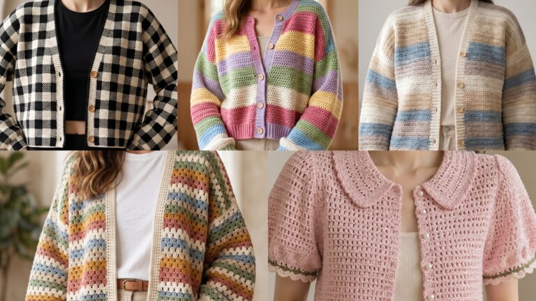 5 Cozy Crochet Cardigan Patterns for Fall and Winter