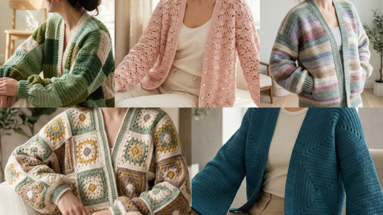 5 Must-Try Crochet Cardigan Patterns for Handmade Fashion