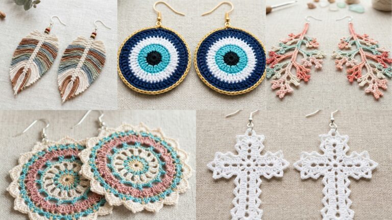 5 Lightweight Crochet Earrings Patterns Perfect for Everyday Wear
