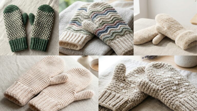 5 Cozy Crochet Mittens Patterns to Keep Your Hands Warm