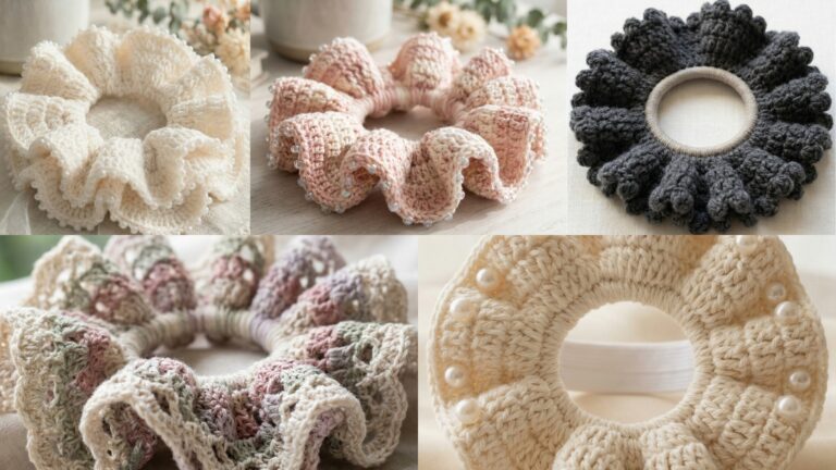 5 Soft Crochet Scrunchie Patterns Perfect for All Hair Types