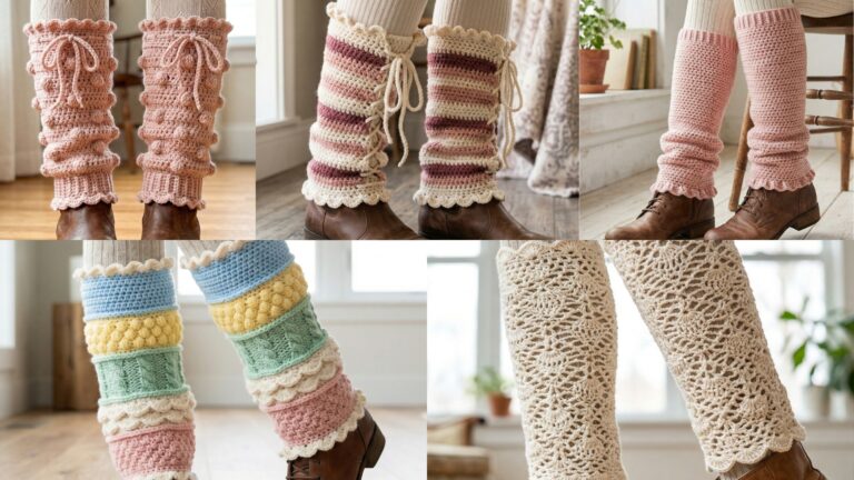 5 Stylish Crochet Leg Warmers Patterns for Layered Outfits