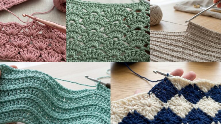 5 Crochet Stitch Patterns You’ll Want to Use Again and Again